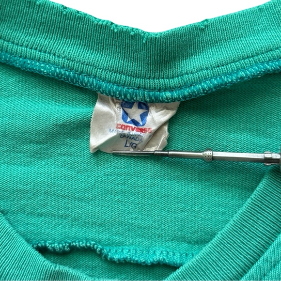 Vintage 90s Converse 3/4 Sleeve Shirt - Picture 2 of 3